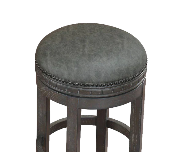 American Heritage Billiards Sonoma Stool in Charcoal Bar Height