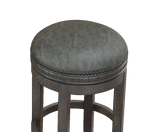 American Heritage Billiards Sonoma Stool in Charcoal Bar Height