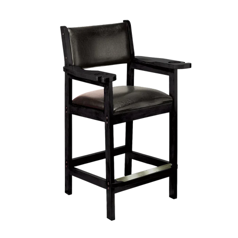 American Heritage Billiards Spectator Chair in Black