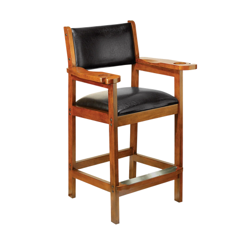 American Heritage Billiards Spectator Chair in Old World Mahogany