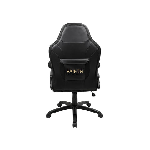 Black New Orleans Saints Oversized Gaming Chair