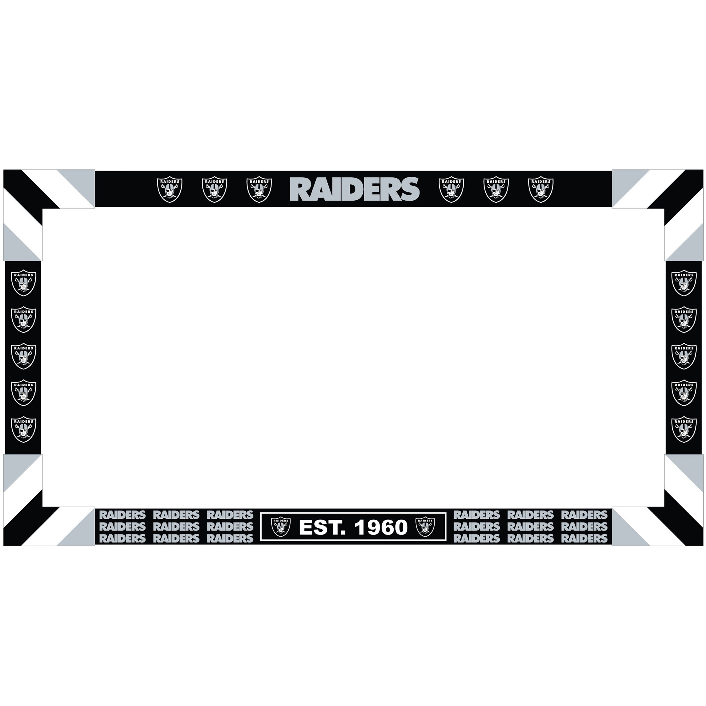 Las Vegas Raiders LED Rectangle Tabletop Sign