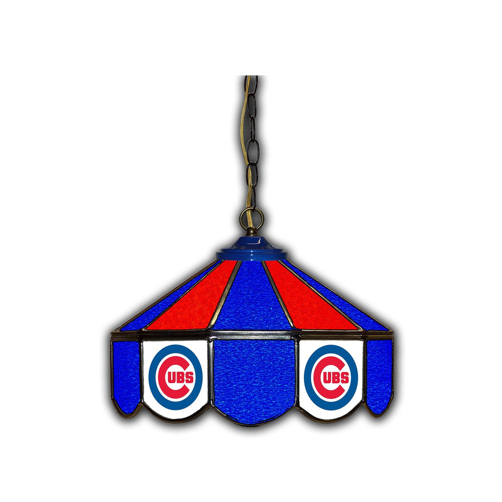 Imperial Chicago Cubs 14-In. Stained Glass Pub Light