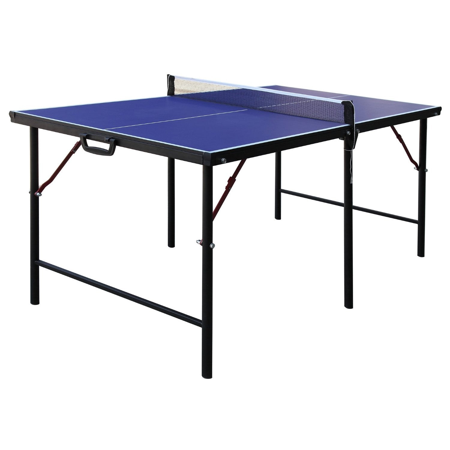 Pong on The Go Portable Table Tennis Playset - Comes with Net, 2  Black/Green Paddles, 3 Balls, and Carry Bag - Indoor/Outdoor Tabletop  Travel Game