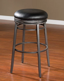 American Heritage Billiards Silvano Stool in Flint Counter Height