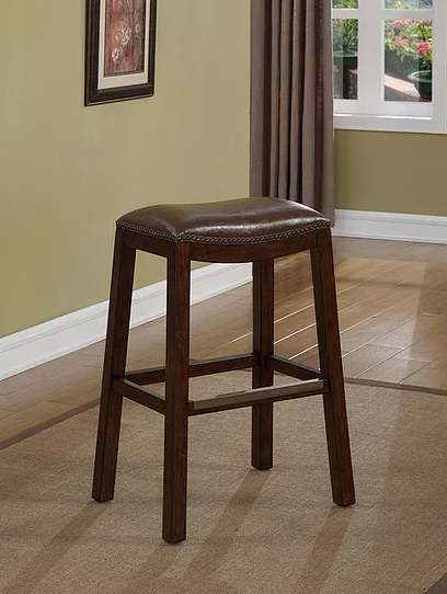 American Heritage Billiards Austin Stool in Sable Bar Height