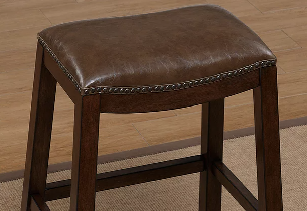 American Heritage Billiards Austin Stool in Sable Bar Height