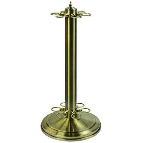 RAM Game Room 24" H Pool Cue Holder - Antique Brass