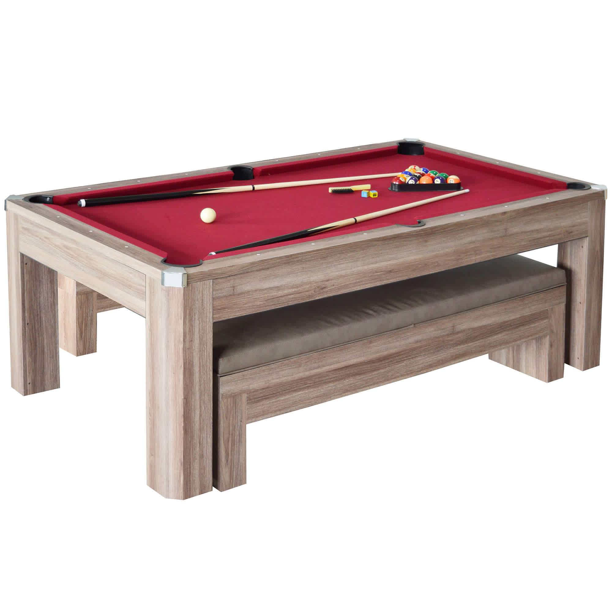 Hathaway Games Park Avenue 7-ft Pool Table Combo Set with Benches – Game  Room Shop